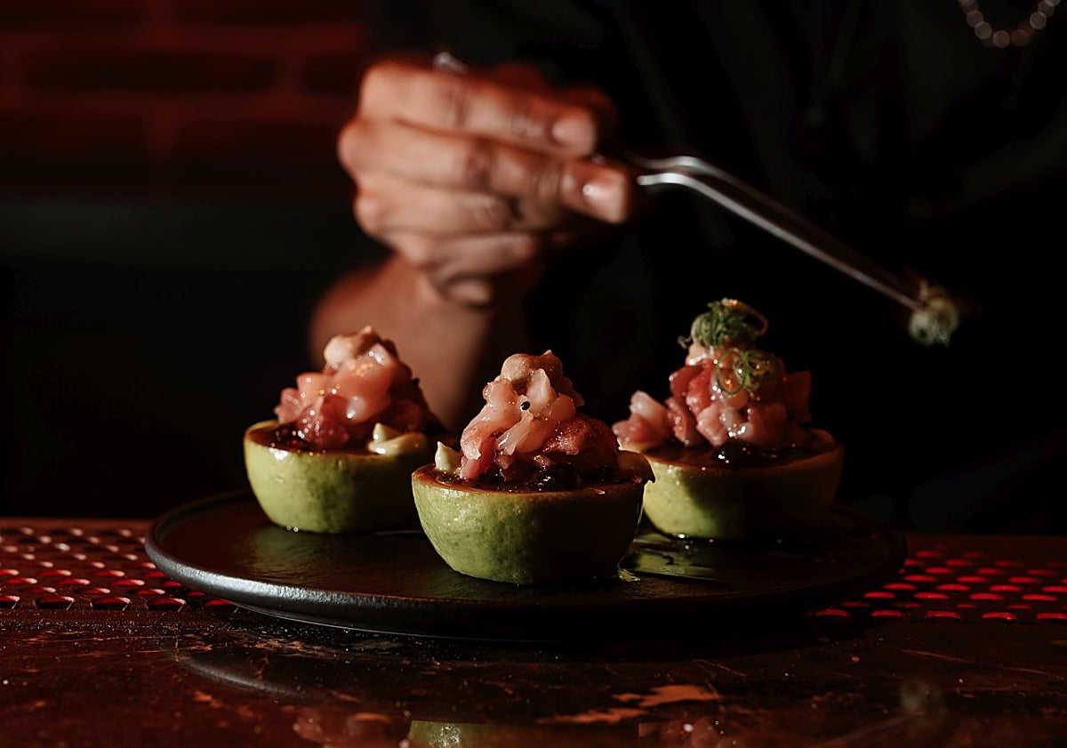 Imagen principal - Destino, el ambicioso restaurante con el que los dueños de Boca Llena buscan cubrir un hueco en Málaga